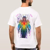 T-shirt « Iridesca » - Gardienne des Couleurs (Dos)