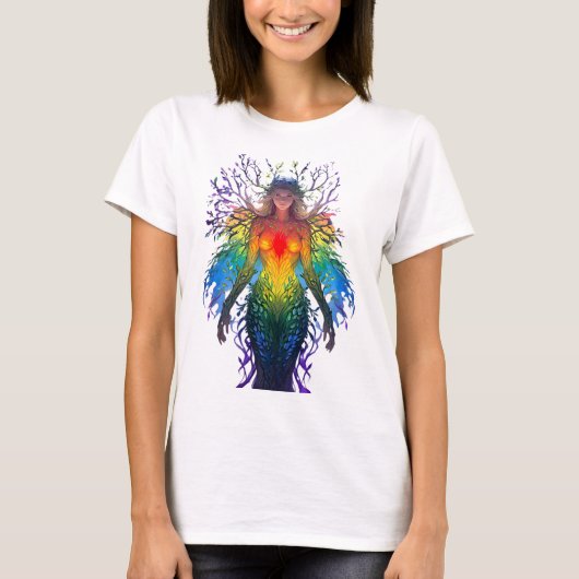 T-shirt « Iridesca » - Gardienne des Couleurs (Devant)