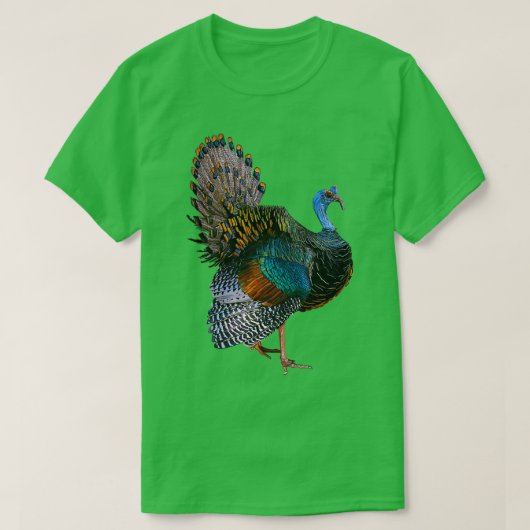 T-shirt Iridescente Ocellée Turquie (Design devant)
