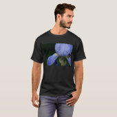 T-shirt Iris bleu (Devant entier)