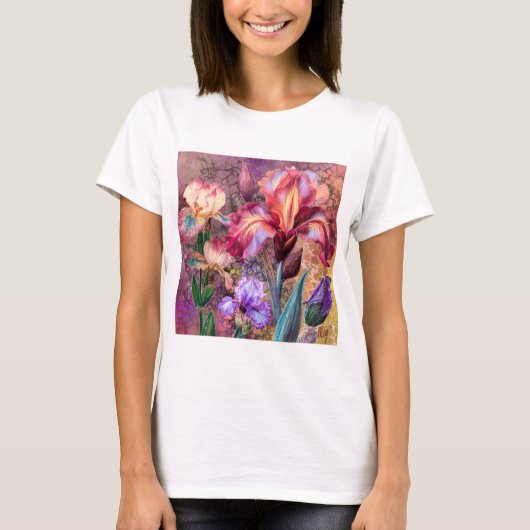 T-Shirt Iris Colorés (Devant)