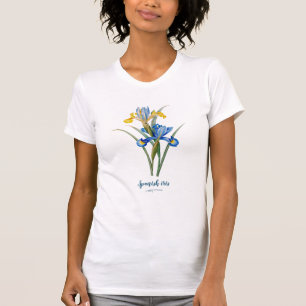 T-shirt Iris espagnol par Pierre-Joseph Redouté