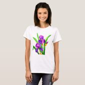 T-shirt Iris Fleurs (Devant entier)