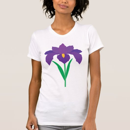 T-shirt Iris Flower (Devant)