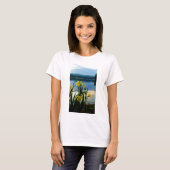 T-shirt Iris jaune à Lake Shore (Devant entier)