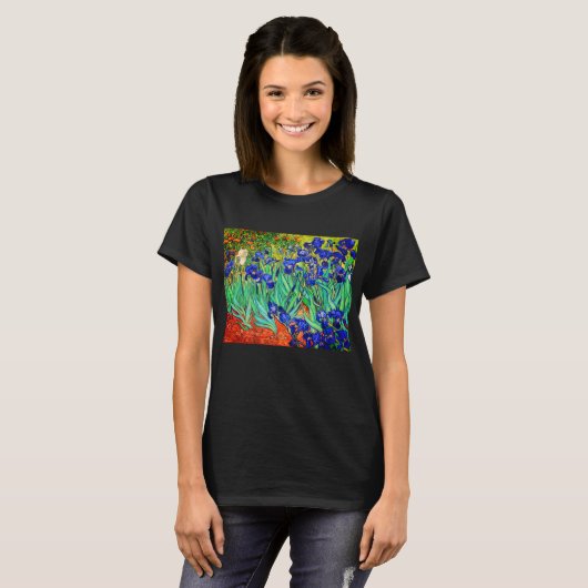 T-shirt Irises par Vincent Van Gogh (Devant entier)