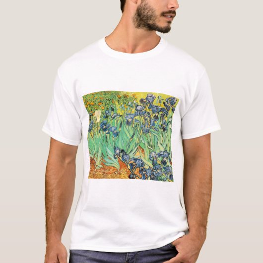 T-shirt Irises - Van Gogh - c1889 (Devant)