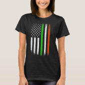 T-shirt Irish American Flag Ireland Flag ST PATRICKS DAY L (Devant)