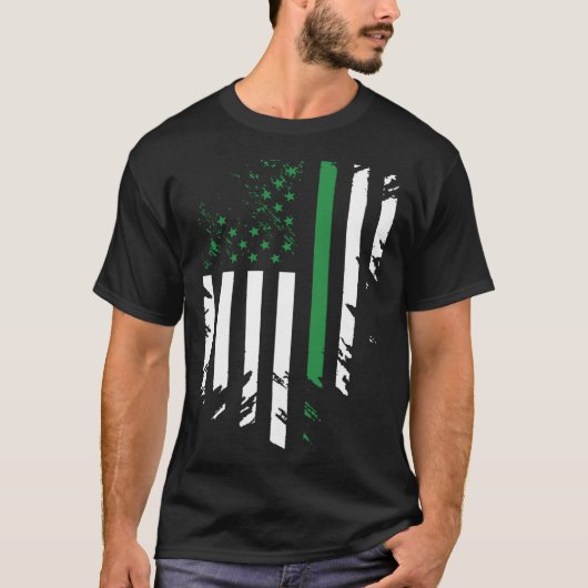 T-shirt Irish American Flag St Patrick s Day (Devant)