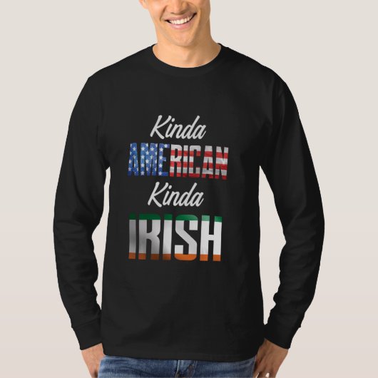 T-shirt Irish American Kinda Dual Citide Pride (Devant)