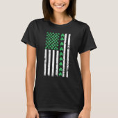T-shirt Irish American Shamrock Flag St Patricks Paddy Pat (Devant)