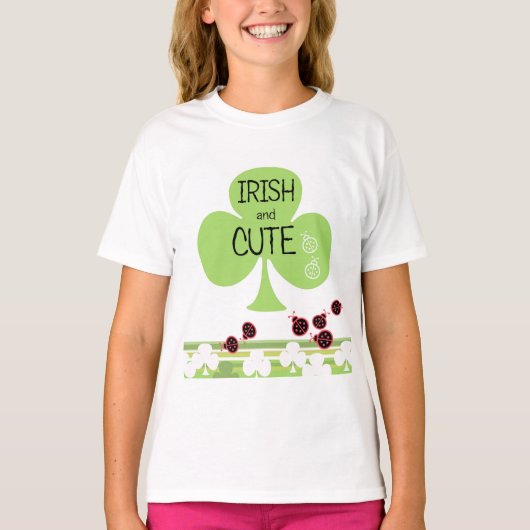 T-shirt Irish and Cute Tee (Devant)