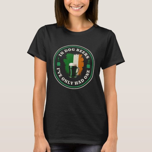 T-shirt Irish Beer Ireland Flag St Patricks Day Drinking (Devant)