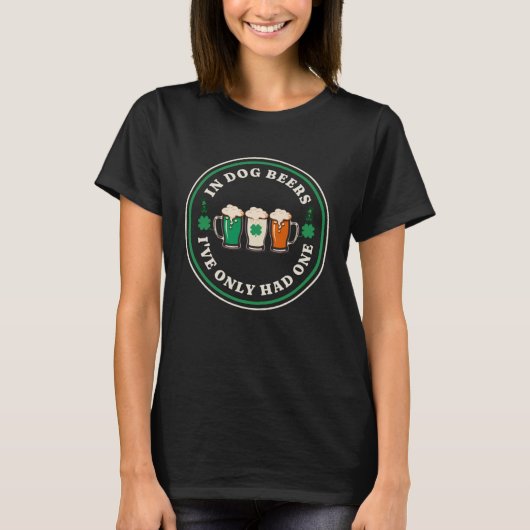 T-shirt Irish Beer Ireland Flag St Patricks Day  Drinking  (Devant)