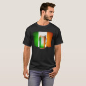 T-shirt Irish Beer Ireland Flag St Patricks Day Shamrock D (Devant entier)