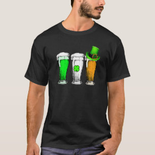 T-shirt Irish Beer Love Irlande Drapeau Jour de la Saint P