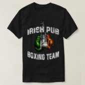 T-shirt Irish Boxing Funny Ireland Flag Irish Pub (Design devant)