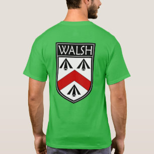 T-shirt Irish Clan Crest - Walsh