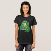 T-shirt Irish Corgi St Patrick's Day Funny Leprechaun Corg (Devant entier)
