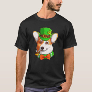 T-shirt Irish Corgi St Patrick's Day Funny Leprechaun Corg