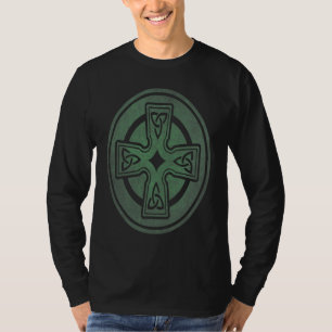 T-shirt Irish Cross Celtic Knot Triquetra Christian Trinit