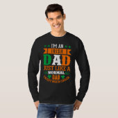 T-shirt Irish Dad Like Normal Dad Except Much Cooler St Pa (Devant entier)