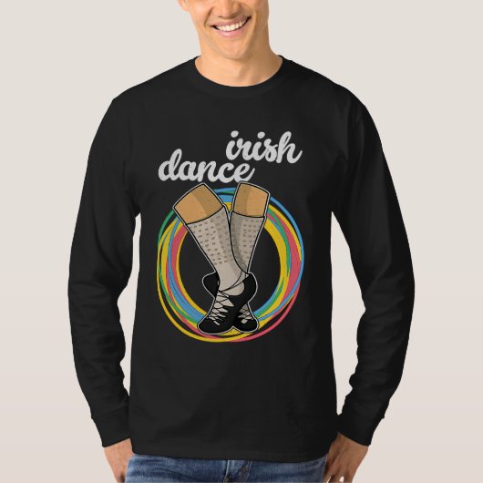 T-shirt Irish Dance Dancer Ireland Shoes St Patrick's 18 (Devant)