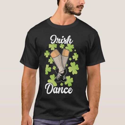 T-shirt Irish Dance Dancer Irlande Chaussures St Patrick's (Devant)
