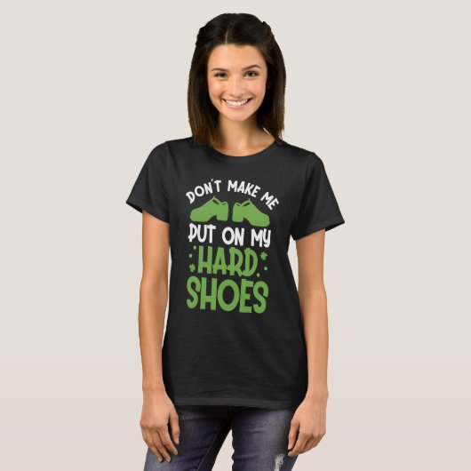 T-shirt Irish Dance St Patricks Day Reel Girl Irish Step D (Devant entier)
