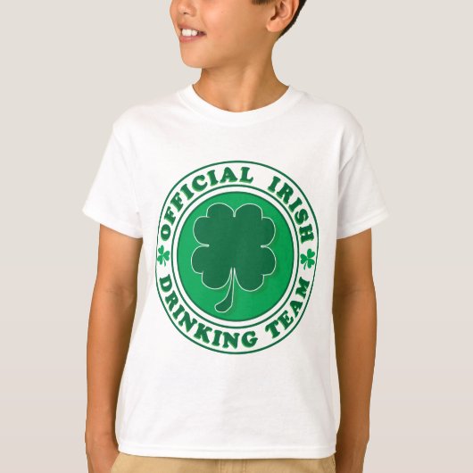 T-shirt Irish Drinking Team/St. Patrick's Day (Devant)