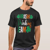 T-shirt Irish Drinking Team St Patricks Day Beer Drinking (Devant)