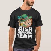 T-shirt Irish Drinking Team St Patricks Day Ireland Leprec (Devant)