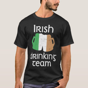 T-shirt Irish Drinking Team St Patrick's Day Irlande Drape