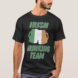 T-shirt Irish Drinking Team St Patrick's Day Irlande Drape
