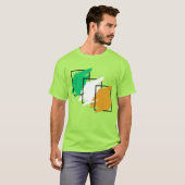 T-shirt Irish Flag Design (Devant entier)