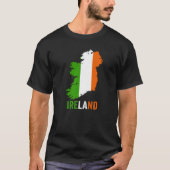 T-shirt Irish Flag I love Ireland Pride Map Hommes Femmes (Devant)