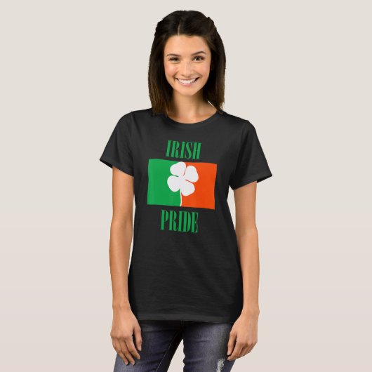 T-shirt Irish Flag Irish Pride Saint Patrick's Day (Devant entier)
