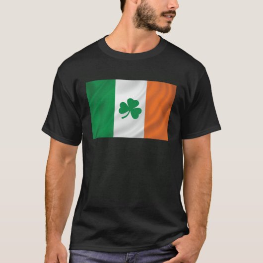 T-shirt Irish Flag Irish Pride Shamrock (Devant)