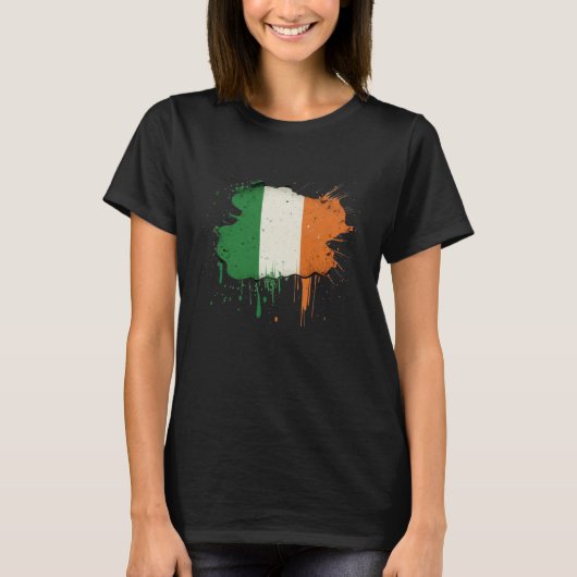 T-shirt Irish Flag St Patrick s Day (Devant)
