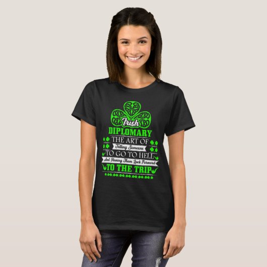 T-shirt Irish Funny (Devant entier)
