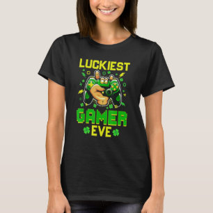 T-shirt Irish Gamer Contrôleurs Luckiest Gamer Ever St Pat
