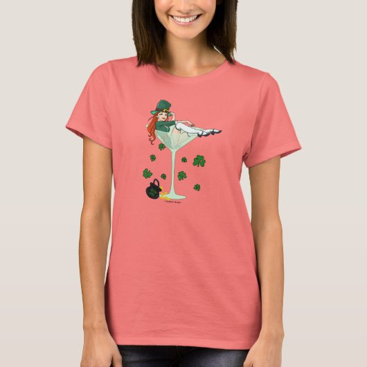 T-shirt Irish Girl Martini (Devant)