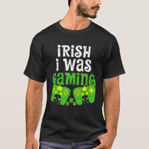 T-shirt Irish I Gaming Funny St Patrick's Day Gamer Bo