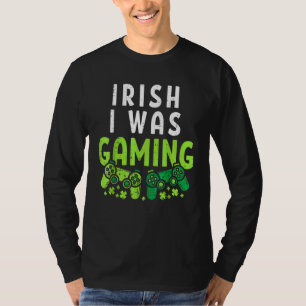 T-shirt Irish I Gaming Funny St Patrick's Day Gamer Bo