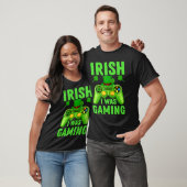 T-shirt Irish I Gaming St Patrick's Day Video Gamer Cu (Unisexe)