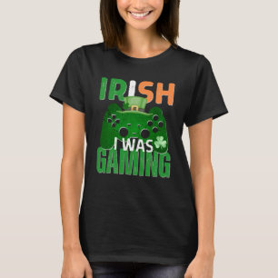 T-shirt Irish I Gaming St Patrick's Day Vidéo Jeu Con