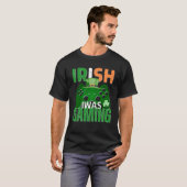 T-shirt Irish I Gaming St Patrick's Day Vidéo Jeu Con (Devant entier)