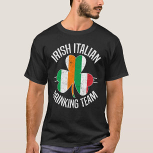 T-shirt Irish Italian Drick Team Jour de la Saint Patrick