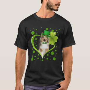 T-shirt Irish Leprechaun Casquette Shetland Sheepdog Patri