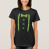 T-shirt Irish Leprechaun Costume Tuxedo St Patrick's Day B (Devant)